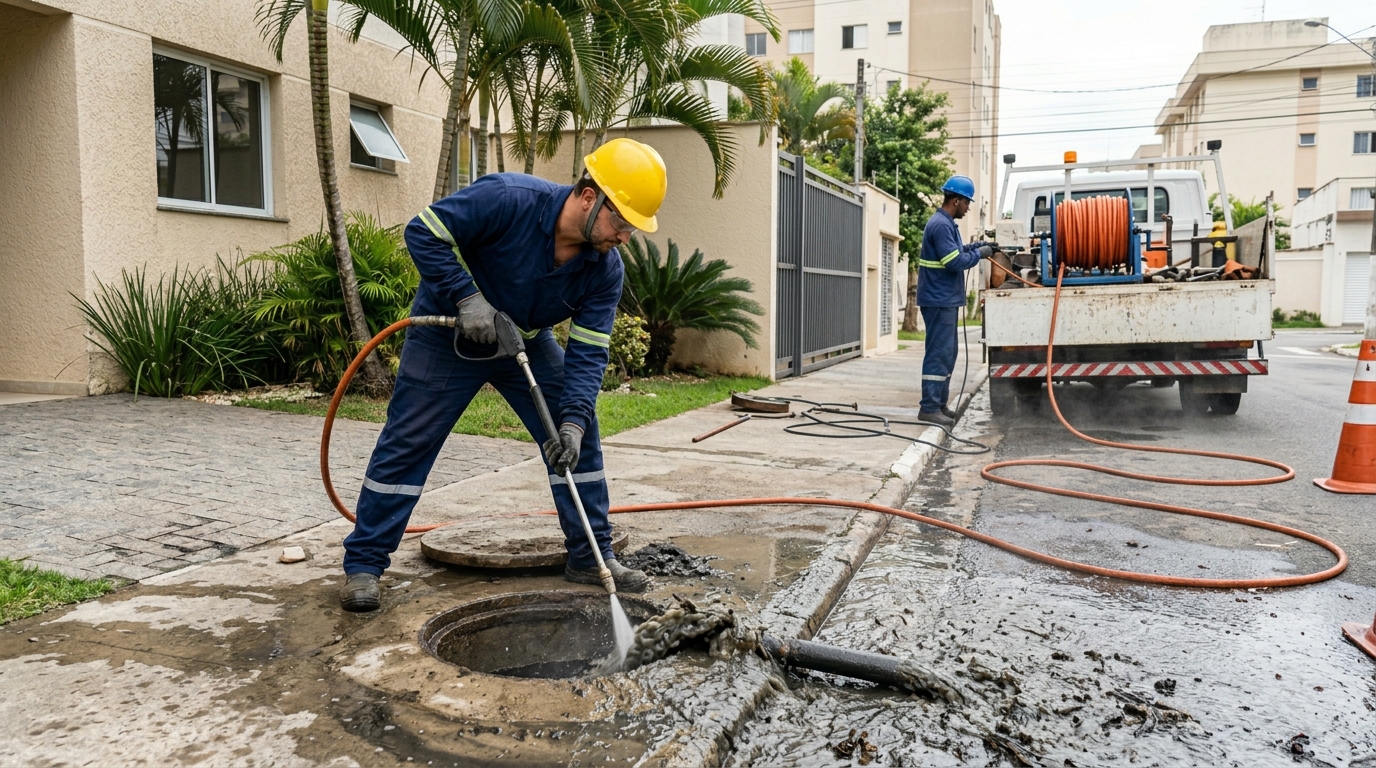 Hidrojateamento Industrial em Londrina‑PR